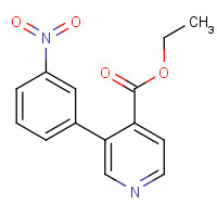 252921-32-7 3-(3-Nitrophenyl)-4-pyridinecarboxylicacidethylester chemical structure