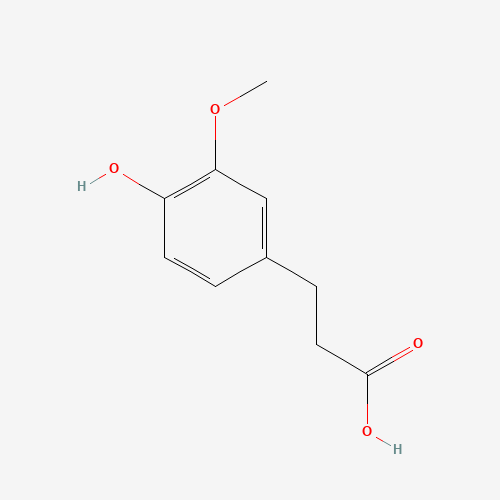 1135-23-5 3-(4-HYDROXY-3-METHOXYPHENYL)PROPIONIC ACID chemical structure