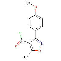 465514-03-8 3-(4-METHOXYPHENYL)-5-METHYL-4-ISOXAZOLECARBONYL CHLORIDE chemical structure