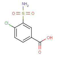 1205-30-7 4-Chloro-5-sulphamoylbenzoic acid chemical structure