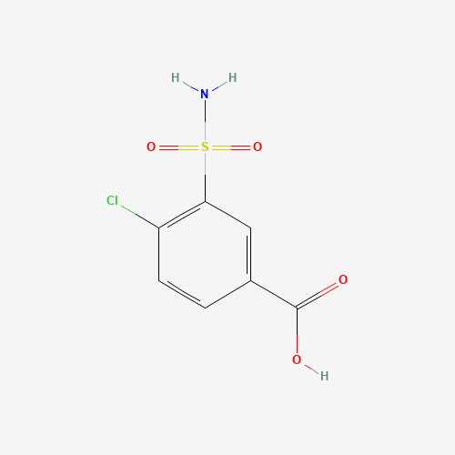 1205-30-7 4-Chloro-5-sulphamoylbenzoic acid chemical structure