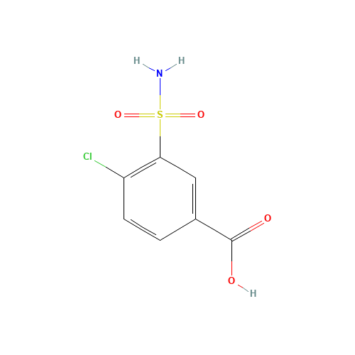 1205-30-7 4-Chloro-5-sulphamoylbenzoic acid chemical structure