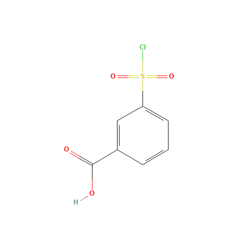 4025-64-3 3-(Chlorosulfonyl)benzoic acid chemical structure