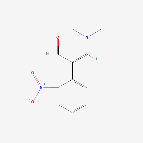 53868-36-3 3-(DIMETHYLAMINO)-2-(2-NITROPHENYL)ACRYLALDEHYDE chemical structure