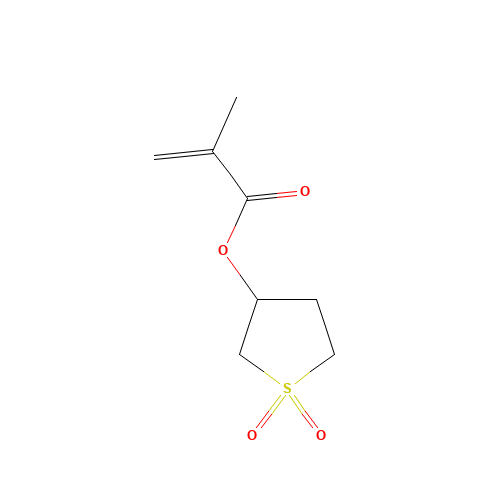 52298-80-3 3-(Methacryloyloxy)sulfolane chemical structure
