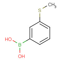 128312-11-8 3-(Methylthio)phenylboronic acid chemical structure