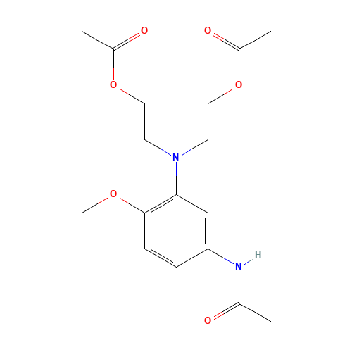 23128-51-0 3-(N,N-Diacetoxyethyl)amino-4-methoxyacetanilide chemical structure