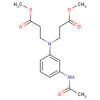 61038-96-8 3-[N,N-Bis(methoxycarbonylethyl)]amino-acetanilide chemical structure