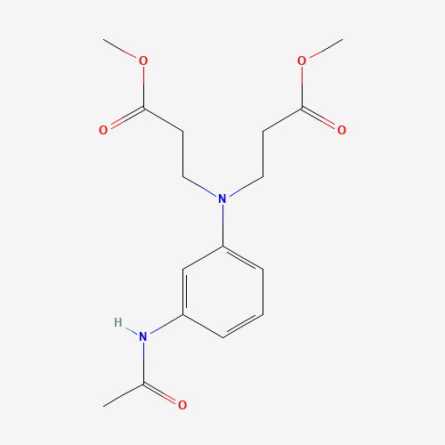 61038-96-8 3-[N,N-Bis(methoxycarbonylethyl)]amino-acetanilide chemical structure