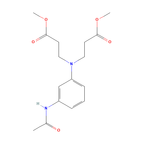 61038-96-8 3-[N,N-Bis(methoxycarbonylethyl)]amino-acetanilide chemical structure