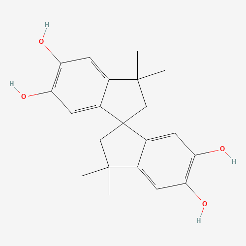 77-08-7 5,5',6,6'-TETRAHYDROXY-3,3,3',3'-TETRAMETHYL-1,1'-SPIROBISINDANE chemical structure