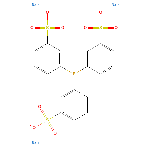 63995-70-0 Triphenylphosphine-3,3',3''-trisulfonic acid trisodium salt chemical structure
