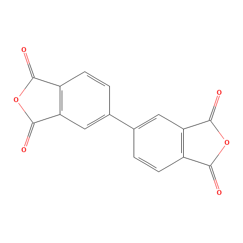 2420-87-3 3,3',4,4'-Biphenyltetracarboxylic dianhydride chemical structure