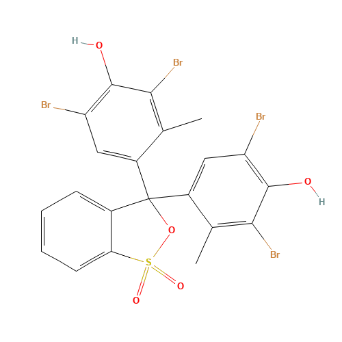 76-60-8 Bromocresol green chemical structure