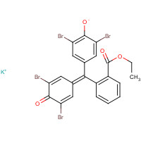 62637-91-6 TETRABROMOPHENOLPHTHALEIN ETHYL ESTER POTASSIUM SALT chemical structure