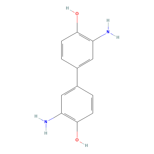 4194-40-5 3,3'-DIAMINO-4,4'-DIHYDROXYBIPHENYL chemical structure