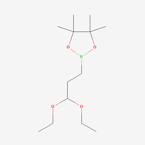165904-27-8 3,3-DIETHOXY-1-PROPYLBORONIC ACID PINACOL ESTER chemical structure