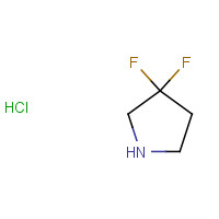 163457-23-6 3,3-DIFLUOROPYRROLIDINE HYDROCHLORIDE chemical structure