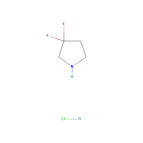 163457-23-6 3,3-DIFLUOROPYRROLIDINE HYDROCHLORIDE chemical structure