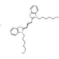 53213-82-4 3,3'-DIHEXYLOXACARBOCYANINE IODIDE chemical structure