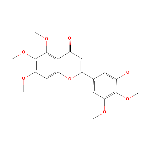 29043-07-0 3',4',5',5,6,7-HEXAMETHOXYFLAVONE chemical structure