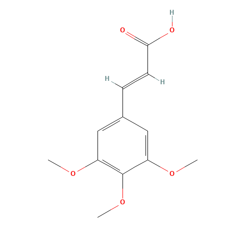 90-50-6 3,4,5-Trimethoxycinnamic acid chemical structure