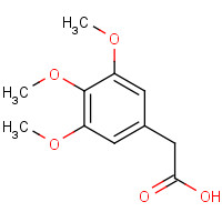 951-82-6 3,4,5-Trimethoxyphenylacetic acid chemical structure