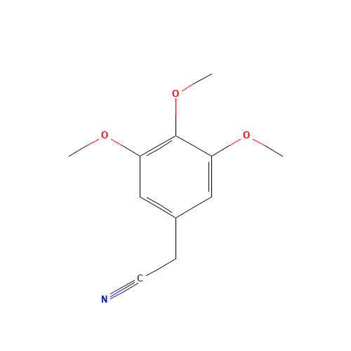 13338-63-1 3,4,5-Trimethoxyphenylacetonitrile chemical structure