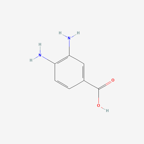 619-05-6 3,4-Diaminobenzoic acid chemical structure