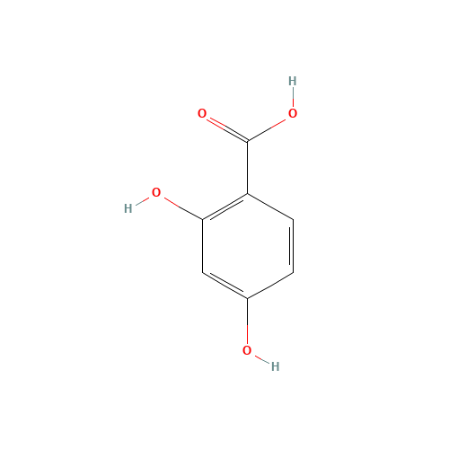 89-86-1 2,4-Dihydroxybenzoic acid chemical structure