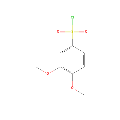 23095-31-0 3,4-DIMETHOXYBENZENESULFONYL CHLORIDE chemical structure