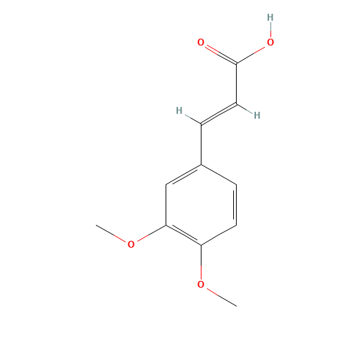 2316-26-9 3,4-Dimethoxycinnamic acid chemical structure