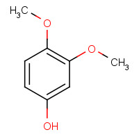 2033-89-8 3,4-Dimethoxyphenol chemical structure