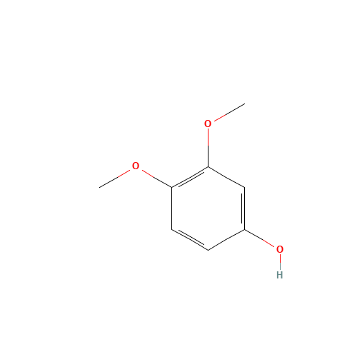 2033-89-8 3,4-Dimethoxyphenol chemical structure