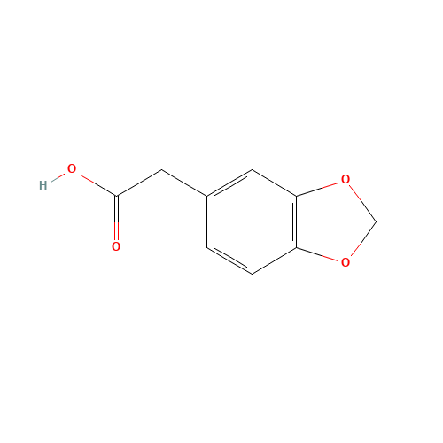 2861-28-1 3,4-(METHYLENEDIOXY)PHENYLACETIC ACID chemical structure