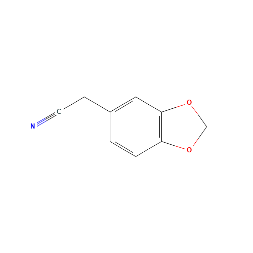 4439-02-5 3,4-(Methylenedioxy)phenylacetonitrile chemical structure
