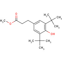 6386-38-5 Methyl 3-(3,5-di-tert-butyl-4-hydroxyphenyl)propionate chemical structure