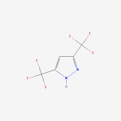 14704-41-7 3,5-BIS(TRIFLUOROMETHYL)PYRAZOLE chemical structure