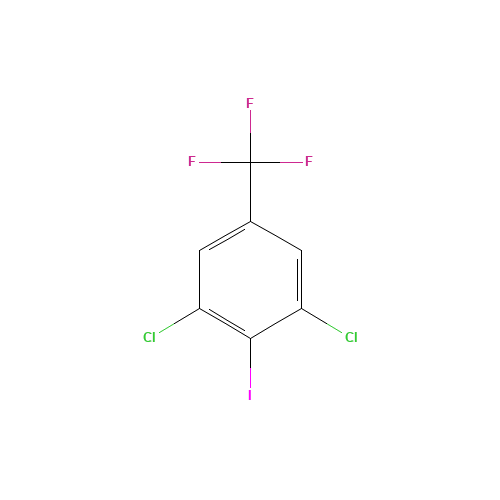 175205-56-8 3,5-DICHLORO-4-IODOBENZOTRIFLUORIDE chemical structure