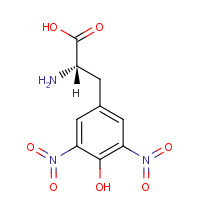 17360-11-1 3,5-DINITRO-L-TYROSINE MONOHYDRATE chemical structure
