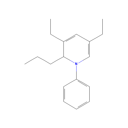 34562-31-7 3,5-DIETHYL-1,2-DIHYDRO-1-PHENYL-2-PROPYLPYRIDINE chemical structure