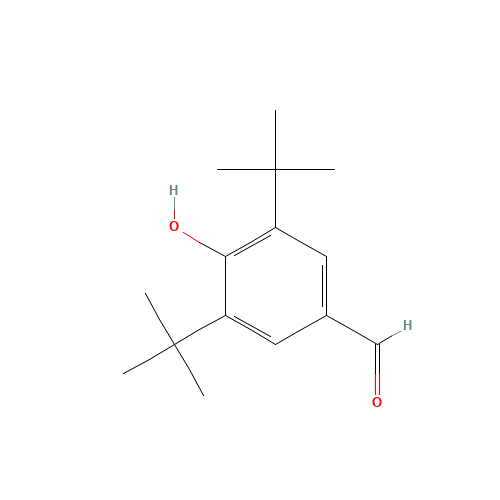 1620-98-0 3,5-Di-tert-butyl-4-hydroxybenzaldehyde chemical structure