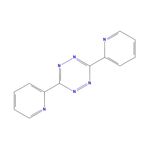 1671-87-0 3,6-DI-2-PYRIDYL-1,2,4,5-TETRAZINE chemical structure