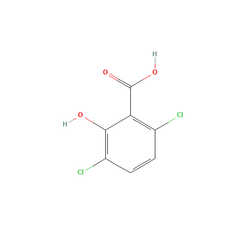 3401-80-7 3,6-DICHLORO-2-HYDROXY BENZOIC ACID chemical structure