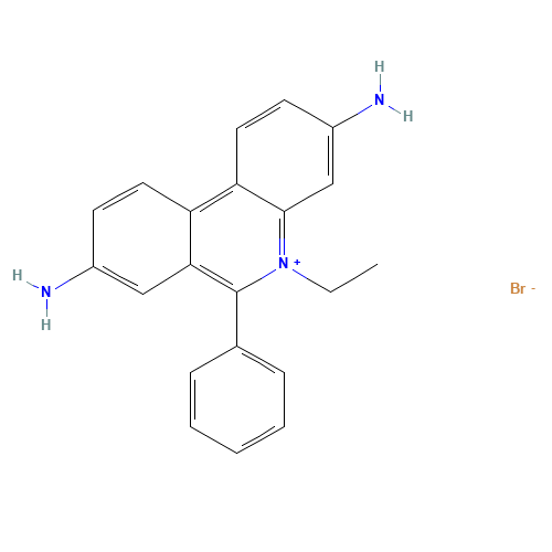 1239-45-8 Ethidium bromide chemical structure