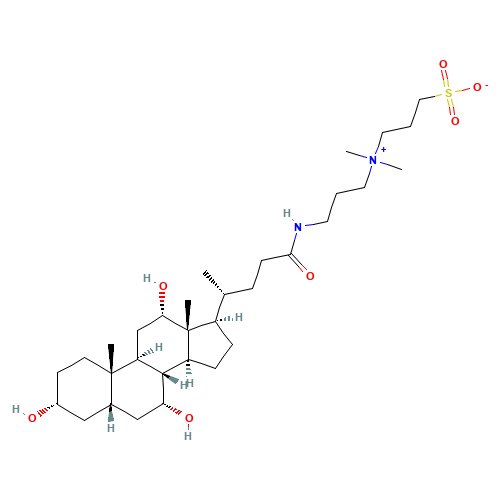 75621-03-3 3-((3-Cholamidopropyl)dimethylammonium)-1-propanesulfonate chemical structure