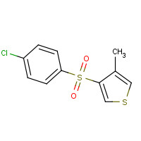 175202-24-1 3-[(4-CHLOROPHENYL)SULFONYL]-4-METHYLTHIOPHENE chemical structure