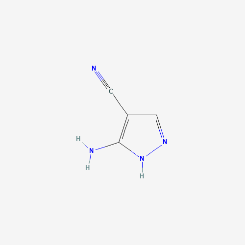 16617-46-2 3-Amino-4-pyrazolecarbonitrile chemical structure