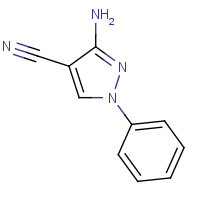 138942-61-7 3-AMINO-1-PHENYL-1H-PYRAZOLE-4-CARBONITRILE chemical structure