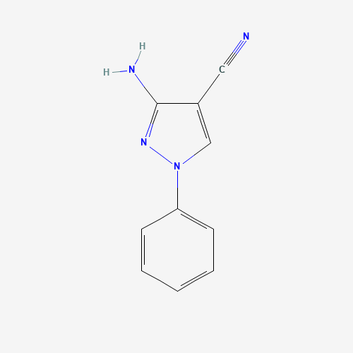 138942-61-7 3-AMINO-1-PHENYL-1H-PYRAZOLE-4-CARBONITRILE chemical structure